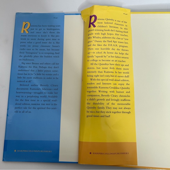 Beverly Clearly Ramona Books Set of 2 - Picture 15 of 17